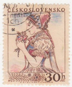 Чехословаччина Чехословакия ^/--/^ Чехословакия  1956 г..№ 991 гашеная ^_^^^ Чехословаччина 1956 р. No 991 гашена - фото фото фото