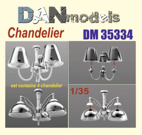 Аксесуари Аксессуары ^/--/^ Danmodel 35334 -материал для диорам. Люстры. Набор 4 шт. Печать 3 /--/ D, 1/35 ^_^^^ Danmodel 35334 - матеріал для діорів. Люстри. Набір 4 шт. Печатка 3 /--/ D, 1/35 - фото фото фото