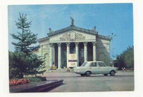СРСР СССР ^/--/^ СССР    Белоруссия  Открытка  Гомель Театр ^_^^^ СРСР Білорусь Листівка Гомель Театр - фото фото фото