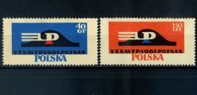Польща Польша ^/--/^ Польша. 30-я Познанская ярмарка  (серия)* 1961 г. ^_^^^ Польща. 30-й Познанський ярмарок (серія) * 1961 - фото фото фото
