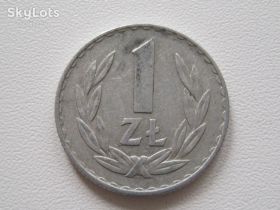 - року - года ^/--/^ Польша 1 злотый 1974 года #14048 ^_^^^ Польща 1 злотий 1974 року #14048 - фото фото фото