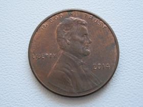 Обігові Обиходные ^/--/^ США 1 цент 2014 года 21606 ^_^^^ США 1 цент 2014 року 21606 - фото фото фото