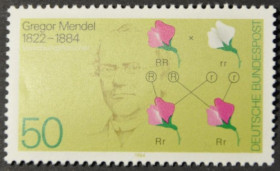 Інше Другое ^/--/^ ФРГ Грегор Иоганн Мендель Биолог 1984 ^_^^^ ФРН Грегор Йоганн Мендель Біолог 1984 - фото фото фото