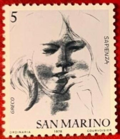 Інше Другое ^/--/^ Сан-Марино скульптор Эмилио Греко 1978 ^_^^^ Сан-Марино скульптор Еміліо Греко 1978 - фото фото фото