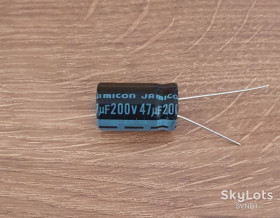 Конденсатори Конденсаторы ^/--/^ 47 /--/ мкФ* 200 /--/ В.   Jamicon 105°C. ^_^^^ 47 /--/ мкФ*200 /--/ В. Jamicon 105°C. - фото фото фото