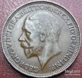 Георг V (-) Георг V (-) ^/--/^ Великобритания 1 фартинг 1927  81/20 /--/ в /--/ 50 ^_^^^ Велика Британія 1 фартинг 1927 81/20 /--/ в /--/ 50 - фото фото фото