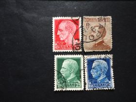 Італія, Ватикан Италия, Ватикан ^/--/^ Италия 1929 25 с Гай Юлий Цезарь, Король Виктор ЭммануэльII: 1908 40 c, 1929 25 с, 1929 1,25 Lire ^_^^^ Італія 1929 25 з Гай Юлій Цезар, Король Віктор ЕммануельII: 1908 40 c, 1929 25 с, 1929 1,25 Lire - фото фото фото