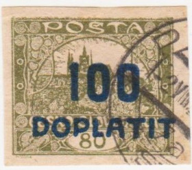 Чехословаччина Чехословакия ^/--/^ Чехословакия  1922 г..№ 18 гашеная ^_^^^ Чехословаччина 1922 р. No 18 гашена - фото фото фото