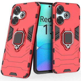 Чохли, бампера Чехлы, бампера ^/--/^ Чохол Fiji Ring для Xiaomi Redmi 13 броньований бампер з кільцем підставкою червоний ^_^^^ Чехол Fiji Ring для Xiaomi Redmi 13 бронирован бампер с кольцом подставкой красный - фото фото фото