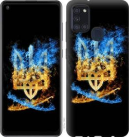 Чохли, бампера Чехлы, бампера ^/--/^ Чехол на Samsung Galaxy A /--/ 21 /--/ s A /--/ 217 /--/ F Герб 1635 /--/ u-1943 - фото фото фото