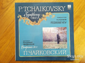 Платівки Пластинки ^/--/^ П. Чайковский-Симфония № 1  (лам. конв.)  (1)-Ex.-Мелодия ^_^^^ П. Чайковський-Симфонія No 1 (лам. конв.) (1)-Ex. Мелодія - фото фото фото
