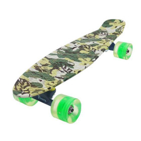 Дитячі ролики та скейти Детские ролики и скейты ^/--/^ Пенни борд Penny Style 22&amp;quot; светящиеся Military New (2 /--/ T /--/ 2034) ^_^^^ Пенні борд Penny Style 22&amp;quot; світяться Military New (2 /--/ T /--/ 2034) - фото фото фото