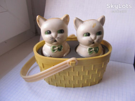 Інше Другое ^/--/^ Котята в лукошке. Игрушка 70-ых гг. ^_^^^ Котята в лукошці. Іграшка 70-х рр. - фото фото фото