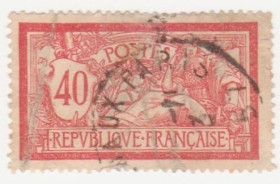 Франція Франция ^/--/^ Франция  1900  г. № 97 гашеная ^_^^^ Франція 1900 р. No 97 гашена - фото фото фото