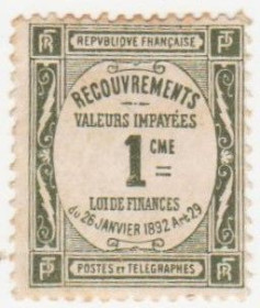 Франція Франция ^/--/^ Франция   (  Доплатные )  1908  г. № 37 а * ^_^^^ Франція (Доплатні) 1908 р. No 37 а* - фото фото фото