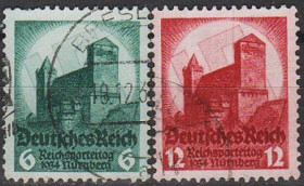 Третій Рейх (-) Третий Рейх (-) ^/--/^ 1934 - Рейх - З&amp;apos;їзд в Нюрнберзі Mi.546-47 _1,50 € ^_^^^ 1934 - Рейх - Съезд в Нюрнберге Mi.546-47 _1,50 € - фото фото фото