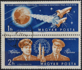 Інше Другое ^/--/^ Венгрия Космос Николаев Попович 1962 ^_^^^ Угорщина Космос Миколаїв Попович 1962 - фото фото фото