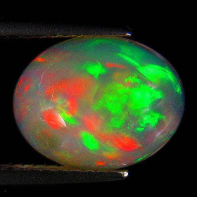 Опал Опал ^/--/^ Эфиопский опал кабошон  2.31 Cts  12.38 X 9.71 X 5.41 mm ^_^^^ Ефіопський опал кабошон 2.31 Cts 12.38 X 9.71 X 5.41 mm - фото фото фото