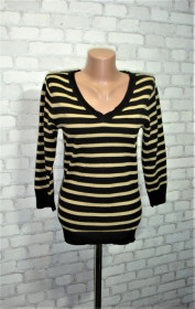 Кофти Кофты ^/--/^ Джемпер в полоску  &amp;quot; H&amp;M &amp;quot;  44-46 р   Bangladesh ^_^^^ Джемпер в смужку &amp;quot; H&amp;M &amp;quot; 44-46 р Bangladesh - фото фото фото