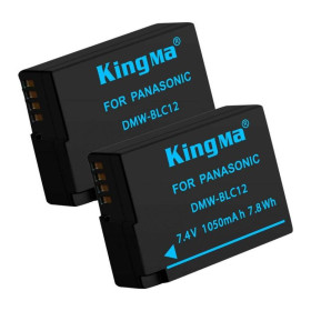 Акумулятори Аккумуляторы ^/--/^ 2-Pack KingMa Panasonic DMW-BLC /--/ 12 комплект из 2 аккумуляторов ^_^^^ 2 /--/ Pack KingMa Panasonic DMW-BLC /--/ 12 комплект з 2 акумуляторів - фото фото фото