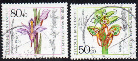 Інші країни Другие страны ^/--/^ ФРН 1984 - Орхідеї  (Гб) ^_^^^ ФРГ 1984 - Орхидеи (Гб) - фото фото фото
