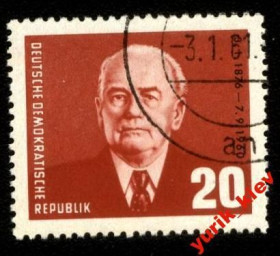 НДР, ФРН ГДР, ФРГ ^/--/^ ГДР 1961 /--/ г.№ 549 гашеная ^_^^^ НДР 1961 р. No 549 гашена - фото фото фото