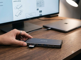 Концентратори, хаби Концентраторы, хабы ^/--/^ Багатофункціональний USB-C хаб Zmuipng 13-в-1 / Док-станція Triple 4 /--/ K Display. Амазон ^_^^^ Многофункциональный USB-C хаб Zmuipng 13-в-1 / Док-станция Triple 4 /--/ K Display. Амазон Амазон - фото фото фото