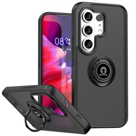 Чохли, бампера Чехлы, бампера ^/--/^ Чохол Fiji Colorframe для Tecno Camon 50 (CN /--/ 5) матовий бампер з кільцем підставкою Black - фото фото фото