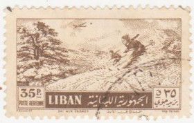 Ліван Ливан ^/--/^ Ливан  1955 г.№  534 гашеная ^_^^^ Ліван 1955 р. No 534 гашена - фото фото фото