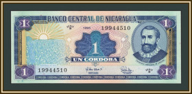Центральна Америка Центральная Америка ^/--/^ Никарагуа 1 кордоба 1995 P-179 UNC ^_^^^ Нікарагуа 1 кордоба 1995 P-179 UNC - фото фото фото