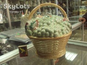 Статуетки, Скульптури, Фігурки, Фарфор Статуэтки, Скульптуры, Фигурки, Фарфор ^/--/^ фигура фарфор шкатулка корзина с фруктами и цветами №32 ^_^^^ фігура порцелян шкатулка кошика з фруктами та квітами No /--/ 32 - фото фото фото