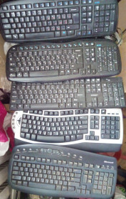 Клавіатури Клавиатуры ^/--/^ МЕГАЛОТ 5 шт Беспроводные клавиатуры LOGITECH Microsoft цена за все МЕГА ЛОТ ^_^^^ Бездротові клавіатури LOGITECH Microsoft ціна за всі МЕГА ЛОТ - фото фото фото