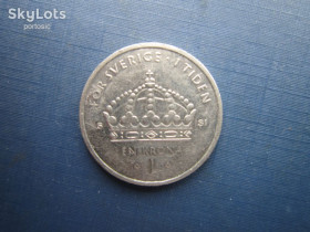 Швеція Швеция ^/--/^ Монета 1 крона Швеция 2008 ^_^^^ Монета 1 крона Швеція 2008 - фото фото фото