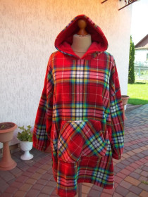 Кофти Кофты ^/--/^ Prom            ( S / M - 44 / 48 р ) GEORGE  Флисовый худи свитер кофта на меху с капюшоном батал оверсайз Б / У ^_^^^ Prom ( S / M - 44 / 48 р ) GEORGE Флісовий худі светр кофта на хутро з капюшоном батал оверсайз Б / У - фото фото фото