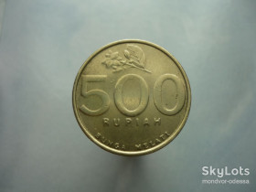 Індонезія Индонезия ^/--/^ Индонезия 500 рупий 2000 флора  АА ^_^^^ Індонезія 500 рупій 2000 флора АА - фото фото фото