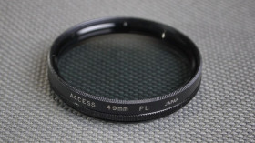 Світлофільтри Светофильтры ^/--/^ Access Polarizer PL 49 /--/ мм. поляризационный светофильтр 100% оригинал Japan Вживане ^_^^^ Access Polarizer PL 49 /--/ мм. поляризаційний світлофільтр 100% оригінал Japan - фото фото фото