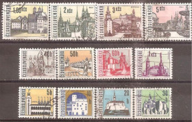 Чехословаччина Чехословакия ^/--/^ Чехословакия 1965-66 Sc.1345-1348 /--/ D,1350-1353 used н/серия 12 из 13 ^_^^^ Чехословаччина 1965-66 Sc.1345-1348 /--/ D,1350-1353 used н/серія 12 з 13 - фото фото фото