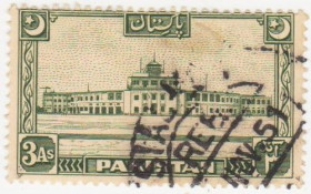Пакистан Пакистан ^/--/^ Пакистан   1948  г. № 32 гашеная ^_^^^ Пакистан 1948 р. No 32 гашена - фото фото фото