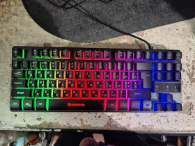Клавіатури Клавиатуры ^/--/^ Игровая клавиатура с подсветкой RGB GamePro Nitro GK /--/ 537 USB № 25070210 ^_^^^ Ігрова клавіатура з підсвіткою RGB GamePro Nitro GK /--/ 537 USB No 25070210 - фото фото фото
