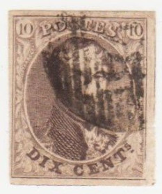 Бенілюкс Бенилюкс ^/--/^ Бельгия  1849 г. № 3 гашеная ^_^^^ Бельгія 1849 р. No 3 гашена - фото фото фото