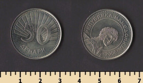 Інше Другое ^/--/^ Македония 50 денари 2008 ^_^^^ Македонія 50 денарі 2008 - фото фото фото