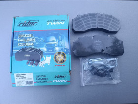 Гальмівні колодки Тормозные колодки ^/--/^ Нові Гальмівні колодки RIDER ST 29108 /--/ PRO з шаром притирання BPW DAF XF /--/ 95 IVECO Колодки тормозные дисковые ^_^^^ Новые Тормозные колодки RIDER ST 29108 /--/ PRO с слоем притирания BPW DAF XF /--/ 95 IVECO Колодки тормозные дисковые - фото фото фото