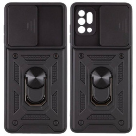 Чохли, бампера Чехлы, бампера ^/--/^ Чохол Fiji Camera Defence для ZTE Blade A /--/ 71 бампер із захистом камери та підставкою Black ^_^^^ Чехол Fiji Camera Defence для ZTE Blade A /--/ 71 бампер с защитой камеры и подставкой Black - фото фото фото