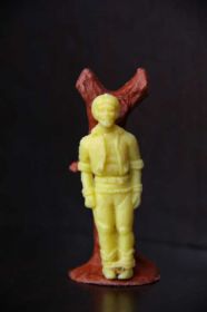 Фігурки, солдатики Фигурки, солдатики ^/--/^ пленный ковбой Domplast  (ФРГ) 54 /--/ мм ^_^^^ полонений ковбой Domplast (ФРН) 54 мм - фото фото фото