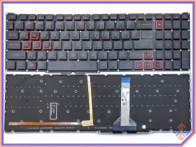 Клавіатури Клавиатуры ^/--/^ Клавиатура для ACER Nitro 5 AN /--/ 515-43, AN /--/ 515-54, AN /--/ 515-55, AN /--/ 517-51, AN /--/ 517-52 AN /--/ 515-45 (RU Black без  ^_^^^ Клавіатура для ACER Nitro 5 AN /--/ 515-43, AN /--/ 515-54, AN /--/ 515-55, AN /--/ 517-51, AN /--/ 517-52 (RU Black без рамки з п - фото фото фото