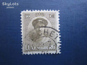 Бенілюкс Бенилюкс ^/--/^ Марка Люксембург 1924 стандарт герцогиня Шарлота 10 сант гаш - фото фото фото