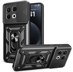 Чохли, бампера Чехлы, бампера ^/--/^ Чохол Fiji Camera Defence для Tecno Spark 30 Pro (KL /--/ 7) бампер із захистом камери та підставкою Black ^_^^^ Чехол Fiji Camera Defence для Tecno Spark 30 Pro (KL /--/ 7) бампер с защитой камеры и подставкой Black - фото фото фото