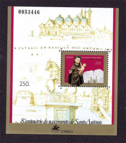 Португалія Португалия ^/--/^ EU  Португалия  1995 г  MNH - блок ^_^^^ EU Португалія 1995 MNH - блок - фото фото фото