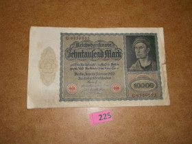 Німеччина Германия ^/--/^ 10000 марок 1922 р , Німеччина  № 225 ^_^^^ 10000 марок 1922 г., Германия No 225 - фото фото фото
