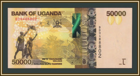 Уганда Уганда ^/--/^ Уганда 50000 шиллингов 2024 P-54  (54 /--/ f) UNC ^_^^^ Уганда 50000 шилінгів 2024 P-54 (54 /--/ f) UNC - фото фото фото